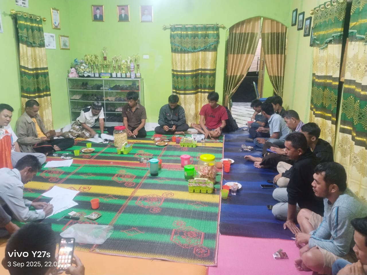 Desa Muara Saeh Kabupaten Oku Bentuk tim Ketahanan Pangan 2025 Jalankan Program Pemerintah